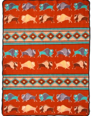 60" X 80" Fleece Lodge Blanket #25