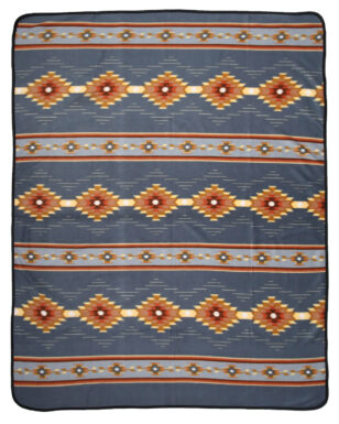 60" X 80" Fleece Lodge Blanket #38