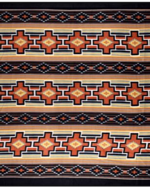 Queen-Size Lodge Blankets, Design  #32