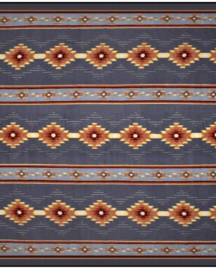 Queen-Size Lodge Blankets, Design  #38