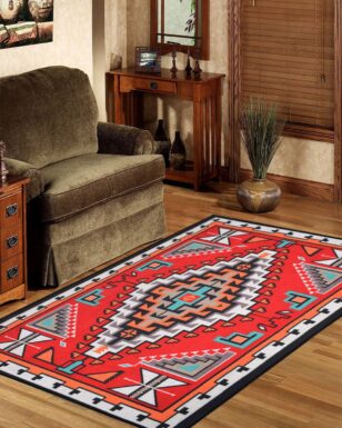 Southwest Tufted Area Rug #4