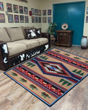 Southwest Tufted Area Rug #6