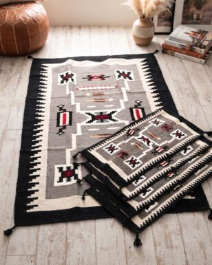 STORM PATTERN PACK! 5-Hand Woven Wool Weavings!