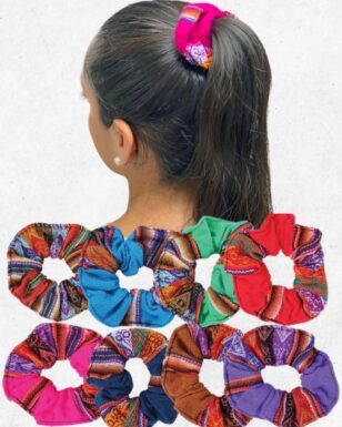12 PACK Woven Elastic Hair Ties/Scrunchies