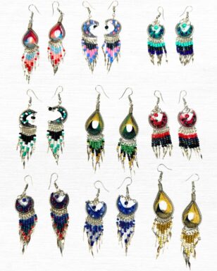 24 Pairs Of Southwest Style Earrings