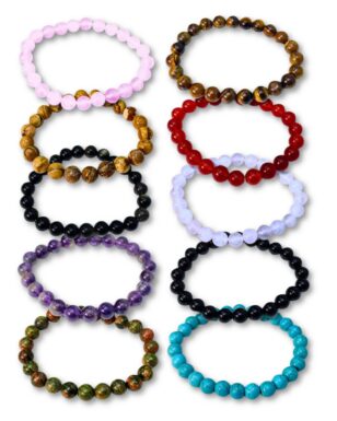 Southwest Assorted Semi-precious Stone Beaded Bracelets