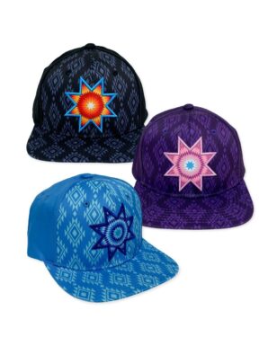 6 PC "New Star" Embroidered Hats.