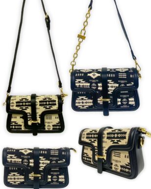 3 pack Modern Mosaic Crossbody Purses