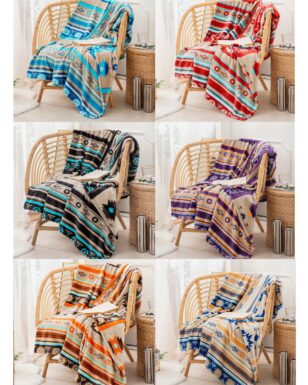 6 PACK Silky Feel Throw Blankets