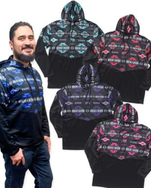 6 Pack Traditional Southwest Hoodie Pullovers!