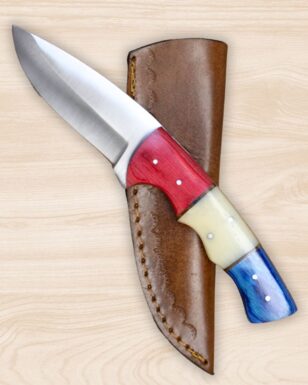 Red, White & Blue Skinner Knife