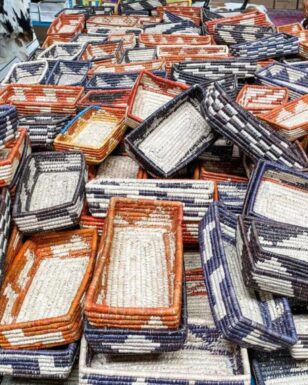 12 PACK Southwest Tray Baskets!