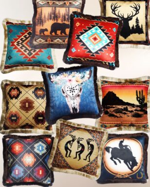 10 PACK Velveteen Fringed Pillow Covers!