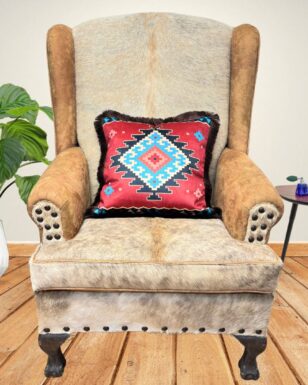 Velveteen Fringed Pillow Cover, Design #3 & 4