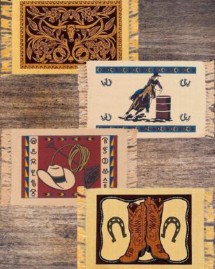 24 Assorted WESTERN Table Mat pack !