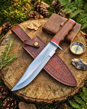 Wood Handle Bowie Knives