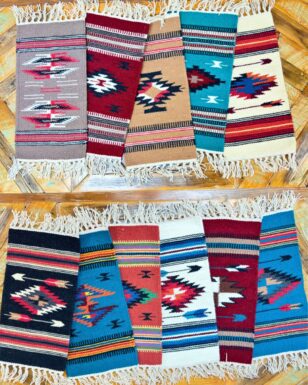 24 PACK Wool 10" x 20" Handwoven Table Mats!
