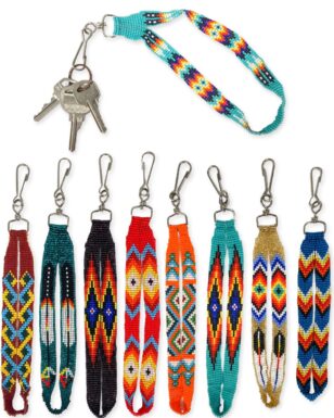 Beaded Lanyard-Style Purse Pulls/Keychains