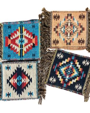<FONT COLOR="RED">JUST IN!</FONT> 48 pack Cotton Accent Coasters,