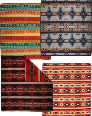 4 Southwest Style King Size Bedspreads!D1405