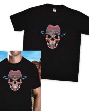 10 Pack Premium Southwest T-Shirts- Skull Design,