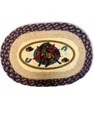 Braided Jute Table Mats, Design #8