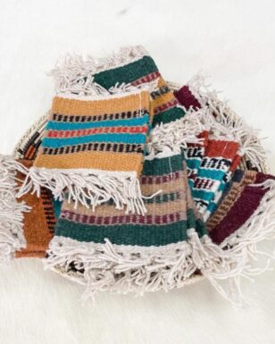 BIG BOWL OF 50 Wool 5" x 5" COASTERS!