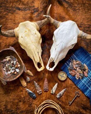 114 Arrowhead & Genuine First Grade Plain Cow Skull Starter Pack !!!