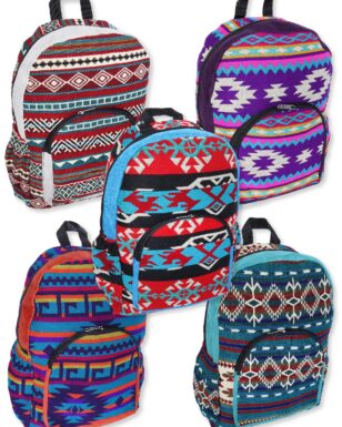 3 Pack Ecuadorian Colorful Backpacks