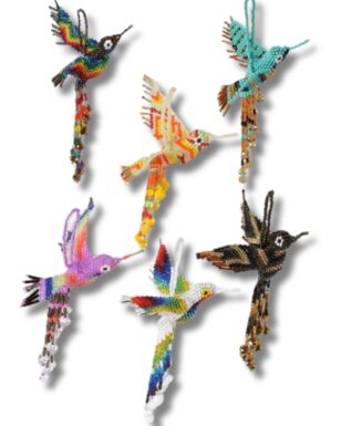 TOP-SELLER!! 12 PACK Beaded Hummingbird Ornaments