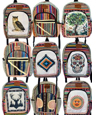 8 pack Medium Cotton Himalayan Backpacks