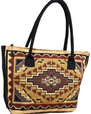 Cotton Stencil Purse- Tapestry #106