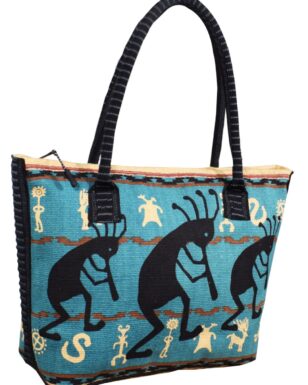 Cotton Stencil Purse- Kokopelli