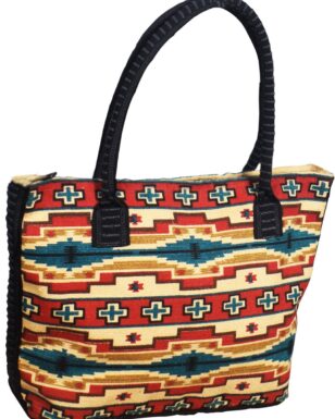 Cotton Stencil Purse- Southwest Design 156