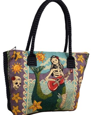 Cotton Stencil Purse-Day of the Dead Design #212