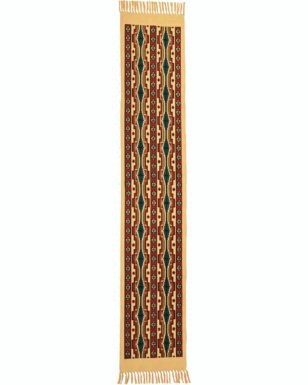 Cotton Stencil Table Runner   - 156