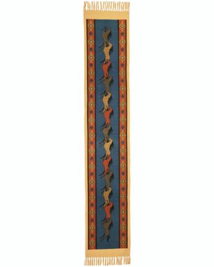 Cotton Stencil Table Runner - 301A