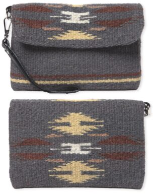 Wool Wristlet Purse - L