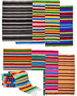 12 Authentic Mexican Serapes!