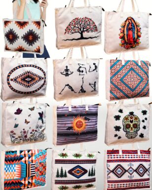 12 Pack Canvas Tote Bags.