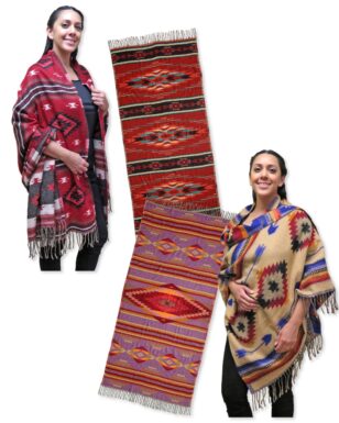 8 Southwest -Style Shawls in New Designs!