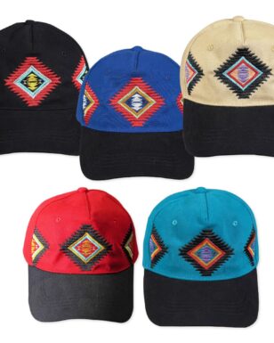 6 PC Petite "Great Spirit" Snapback  Cotton Caps,