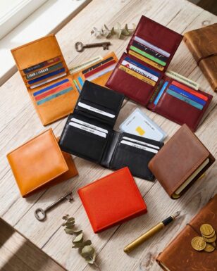 Genuine Leather Wallets, Bi-Fold & Tri-Fold