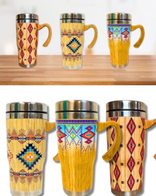 Bamboo Travel Mug, A, B, C