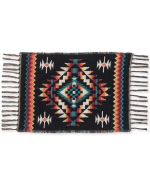 Cotton Accent Table Mats, #1, #4, #7 - Black