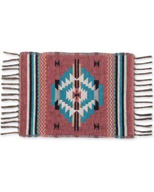 Cotton Accent Table Mats, #2, #5, #8 - Rust