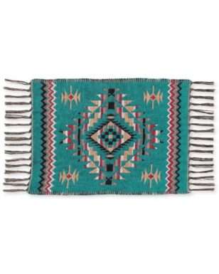 Cotton Accent Table Mats, #1, #4, #7 - Teal