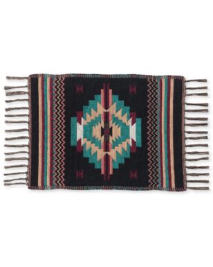 Cotton Accent Table Mats, #2, #5, #8 - Black