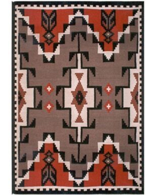 Hand Woven Wool Trading Post Rug 619