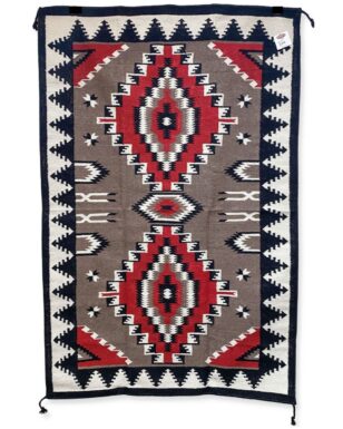 Hand Woven Wool Trading Post Rug 786